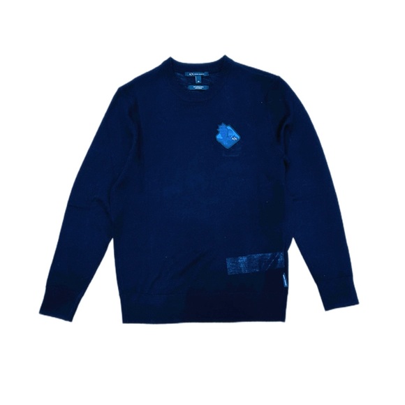 Armani exchange Navy sweatshirt Knit - Picture 1 of 2